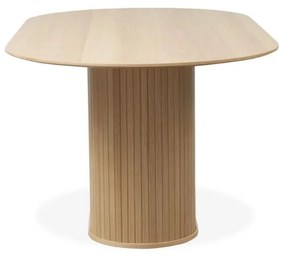 Jedálenský stôl s doskou v dubovom dekore 95x180 cm Nola – Unique Furniture