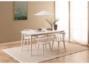 Jídelní židle Ida z masivu bílá