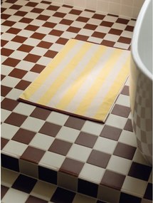 Žltá textilná kúpeľňová predložka 50x80 cm Gobo – noo.ma