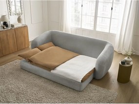 Svetlosivá ženilková rozkladacia pohovka 228 cm Neyo – Bobochic Paris