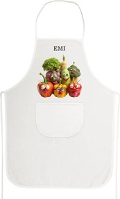Kuchynská zástera Freshy EMI, biela