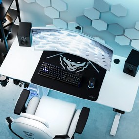 Výškovo nastaviteľný stôl Diablo X-Tensio 1400 biely