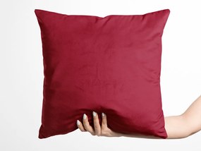 Biante Zamatová obliečka na vankúš Velvet Prémium SVP-007 Malinovo červená 40 x 60 cm