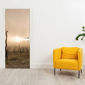 Fototapeta na dvere - Holé stromy (95x205cm)