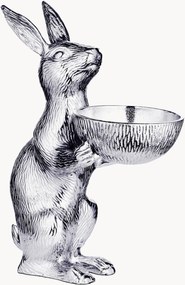 Dekoračný zajac's miskou Bert, V 31 cm