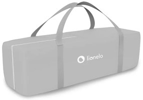 Lionelo - Cestovná postieľka STEFI PLUS ružovo-žltá