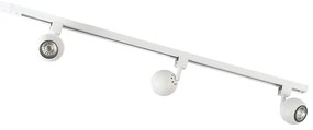 Moderný koľajnicový systém biely 3-svetlá 1-fázový - Gissi