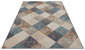 Modro-béžový koberec 340x240 cm Terrain - Hanse Home