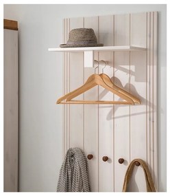 Biela predsieňová zostava z borovicového dreva 60x120x25 cm Anita – Støraa