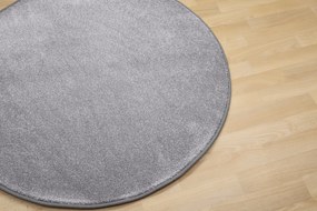 Vopi koberce Kusový koberec Apollo Soft sivý kruh - 160x160 (priemer) kruh cm