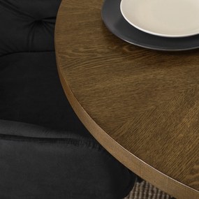 PROXIMA.store - Okrúhly stôl LINO FARBA: hnedá