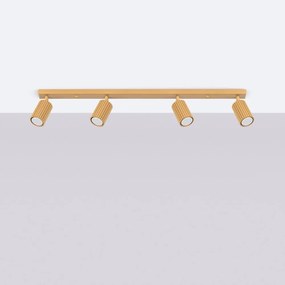 Bodové svietidlo v zlatej farbe 6,5x81 cm Gleam – Sollux