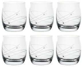 Poháre GLOBO CRYSTALS MODERN 350 ml, 6 ks