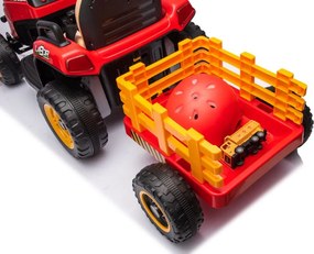 LEAN CARS Elektrický traktor BBH-030 červený
