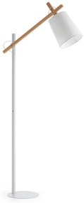 Biela stojacia lampa Kave Home Jovik