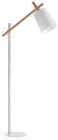 Biela stojacia lampa Kave Home Jovik