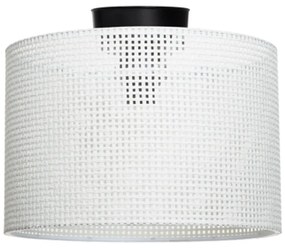 Krémové stropné svietidlo s textilným tienidlom ø 30 cm Goza – Squid Lighting