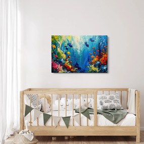 Obraz - Maľba podmorského sveta (90x60 cm)