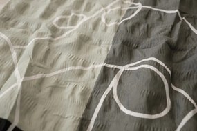 Krepové obliečky KASPARO BLEND sivé hotelová kapsa Rozmer obliečky: 70 x 90 cm | 140 x 200 cm