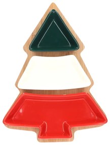 Sada servírovacích misiek TROEL v tvare vianočného stromčeka 982754