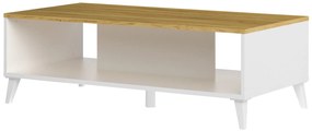 Konferenční stolek Barris 41 120 cm ořech americký/bílý