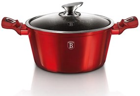 Nepriľnavý hrniec 20 cm, Burgundy Metallic Line BerlingerHaus