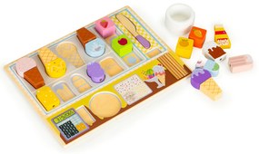 Drevená doska zmrzlinárska zmrzlinová súprava pre deti