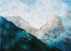 Obraz - Kresba hôr (70x50 cm)