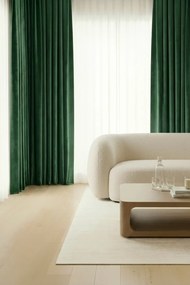 Velúrový záves SOFT VELVET fľašovo zelený 140x250 cm