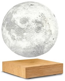 Stolová levitujúca lampa v tvare mesiaca Gingko Moon White Ash