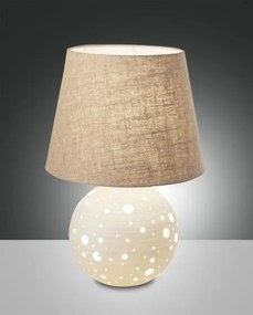 Moderné svietidlo do spálne FABAS COVARA stolová lampa 3531-31-102