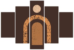 Obraz - Oranžové oblúky N⁰3 (150x105 cm)
