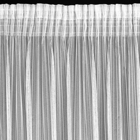 ZÁCLONA NOELIA NA PÁSKE 300X270 CM BIELA