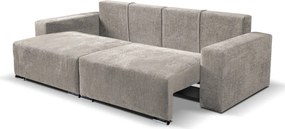 Rozkladacia pohovka Anafi, šedo-béžová látka