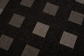 Koberec Floorlux 20203 strieborný / čierny