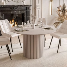 OKRÚHLY JEDÁLENSKÝ STÔL LANDRY KAŠMÍR 120 cm