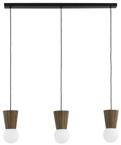 Argon 6358 - Kúpeľňové závesné svietidlo na lanku VOLANTE 3xG9/6W/230V IP44 hnedé