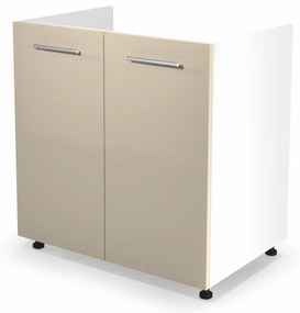 VENTO DK-80/82 sink cabinet, color: white / beige