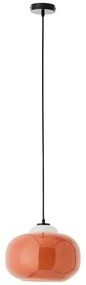 Brilliant - Luster na lanku BLOP 1xE27/60W/230V oranžový