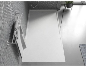 Mexen Amon, SMC obdĺžniková sprchová vanička 160 x 90 cm, biela, 4F109016