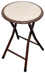 Skladacia stolička Dr-9-702 Mateo 8265 Hnedá/Béžová