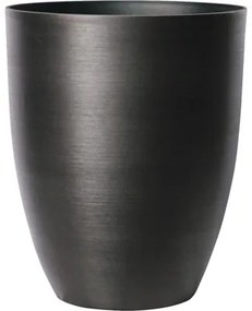 Kvetináč plastový Lafiora Ø 35x42,5 cm čierny