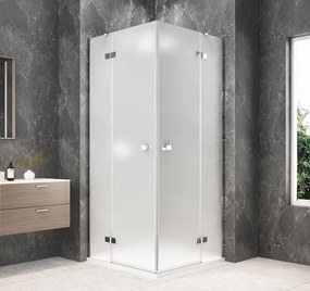 Polysan Polysan, GLOBE CHROME štvorcová sprchová zástena 900x900mm, rohový vstup, matné sklo, GB5990MC