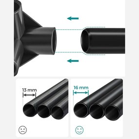 Šatník, látková modulárna skriňa, skladacia, tmavomodrá