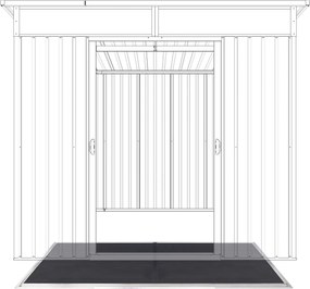 Podlaha BBFL-4 pre záhradný domček BestBerg ZDSL-4 / 168 x 216 cm / čierna