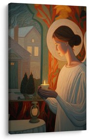 Obraz sviatočné anjelské svetlo