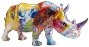 Rhino dekorácia 17 cm mix