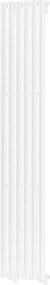 Mexen Oregon dekoratívny radiátor 1800 x 360 mm, 604 W, biely - W202-1800-350-00-20
