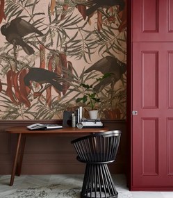 WALLCOLORS Crows Pink Wallpaper - tapeta POVRCH: Prowall Concrete