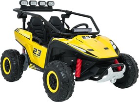 Ramiz Elektrická bugina TURBO 23 pre deti žltá